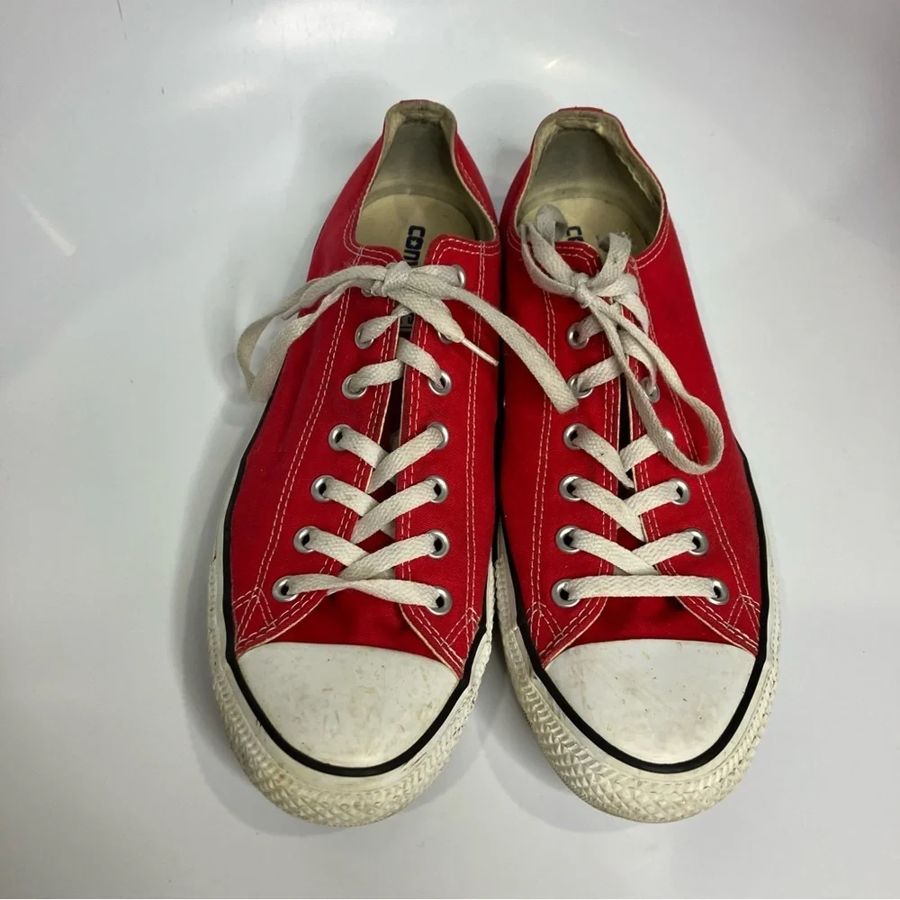 Converse red sneakers unisex sizing‎